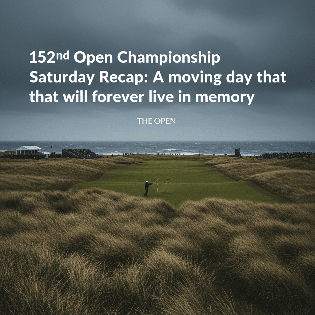 152nd Open Championship Saturday Recap: A moving day that will forever live in memory