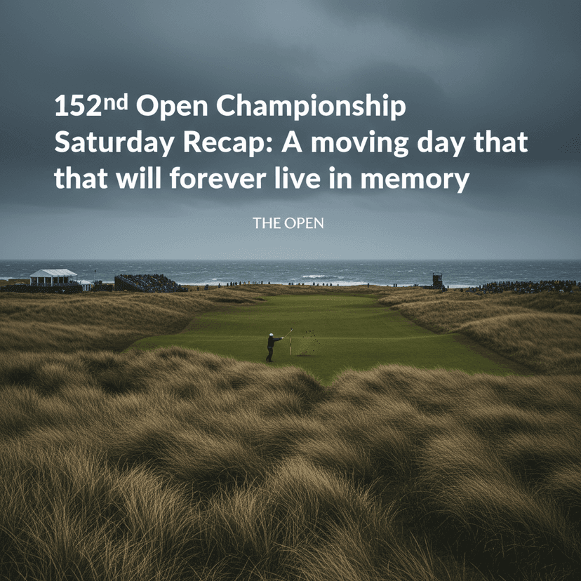 152nd Open Championship Saturday Recap: A moving day that will forever live in memory