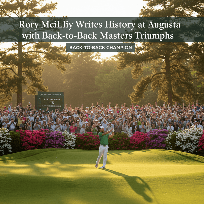 Rory McIlroy Writes History at Augusta with Back-to-Back Masters Triumphs