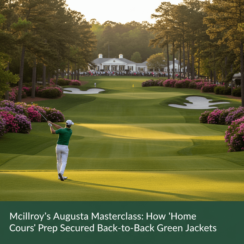 McIlroy's Augusta Masterclass: How 'Home Course' Prep Secured Back-to-Back Green Jackets