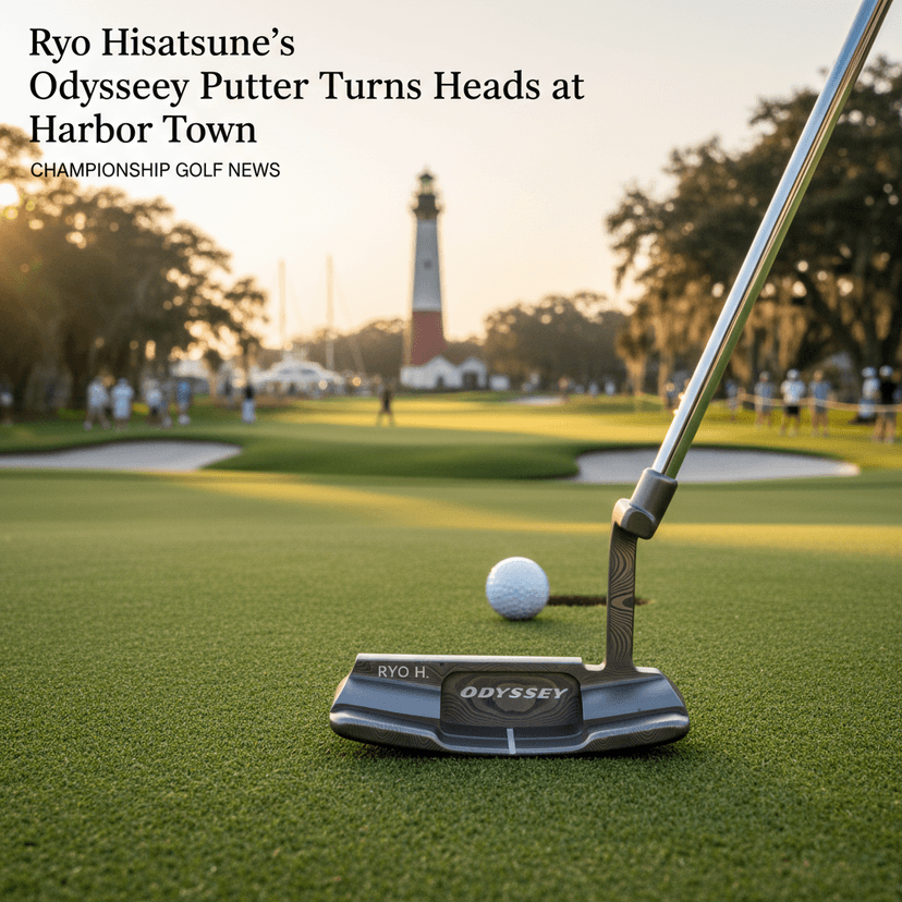 Ryo Hisatsune's Damascus Odyssey Putter Turns Heads at Harbor Town