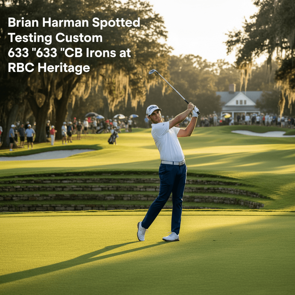 Brian Harman Spotted Testing Custom Titleist 633 'BH' CB Irons at RBC Heritage