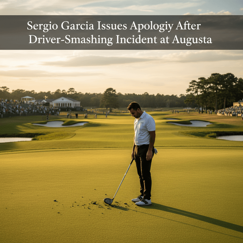 Sergio Garcia Issues Apology After Driver-Smashing Incident at Augusta