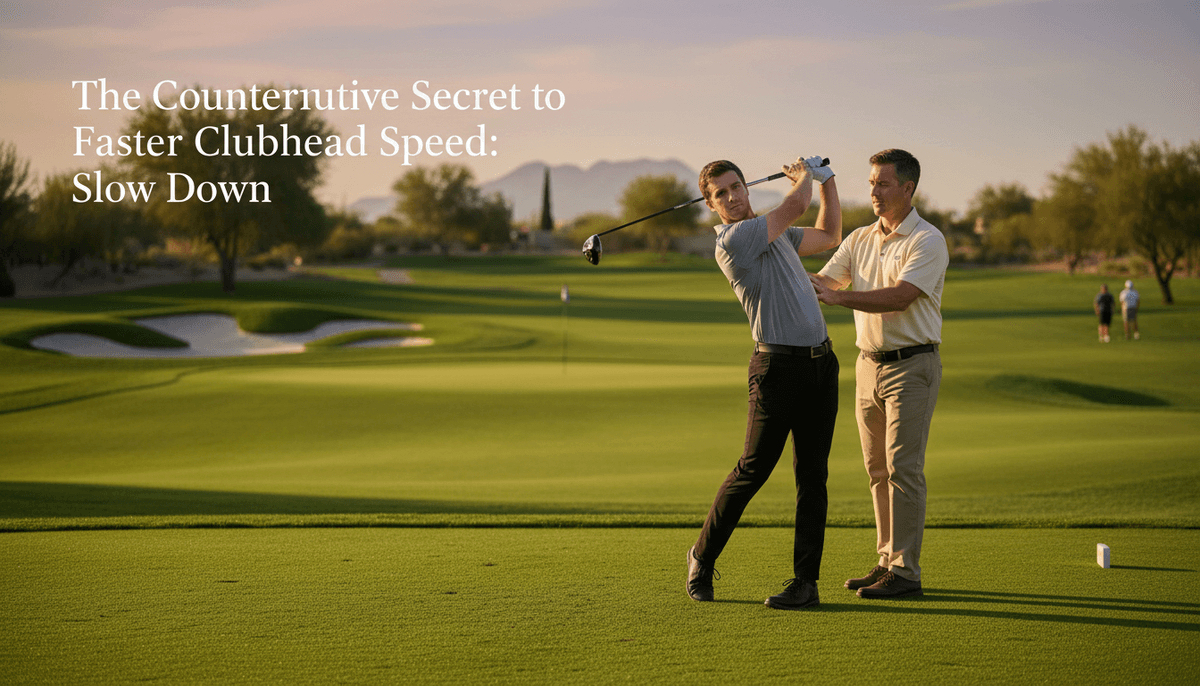 The Counterintuitive Secret to Faster Clubhead Speed: Slow Down