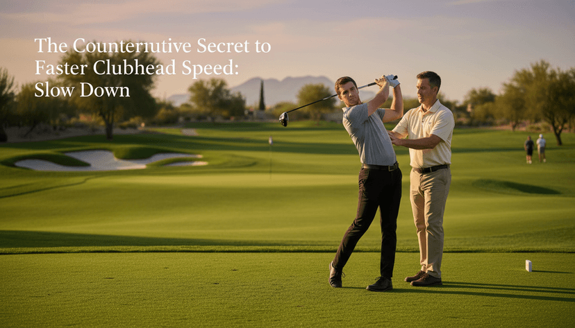 The Counterintuitive Secret to Faster Clubhead Speed: Slow Down