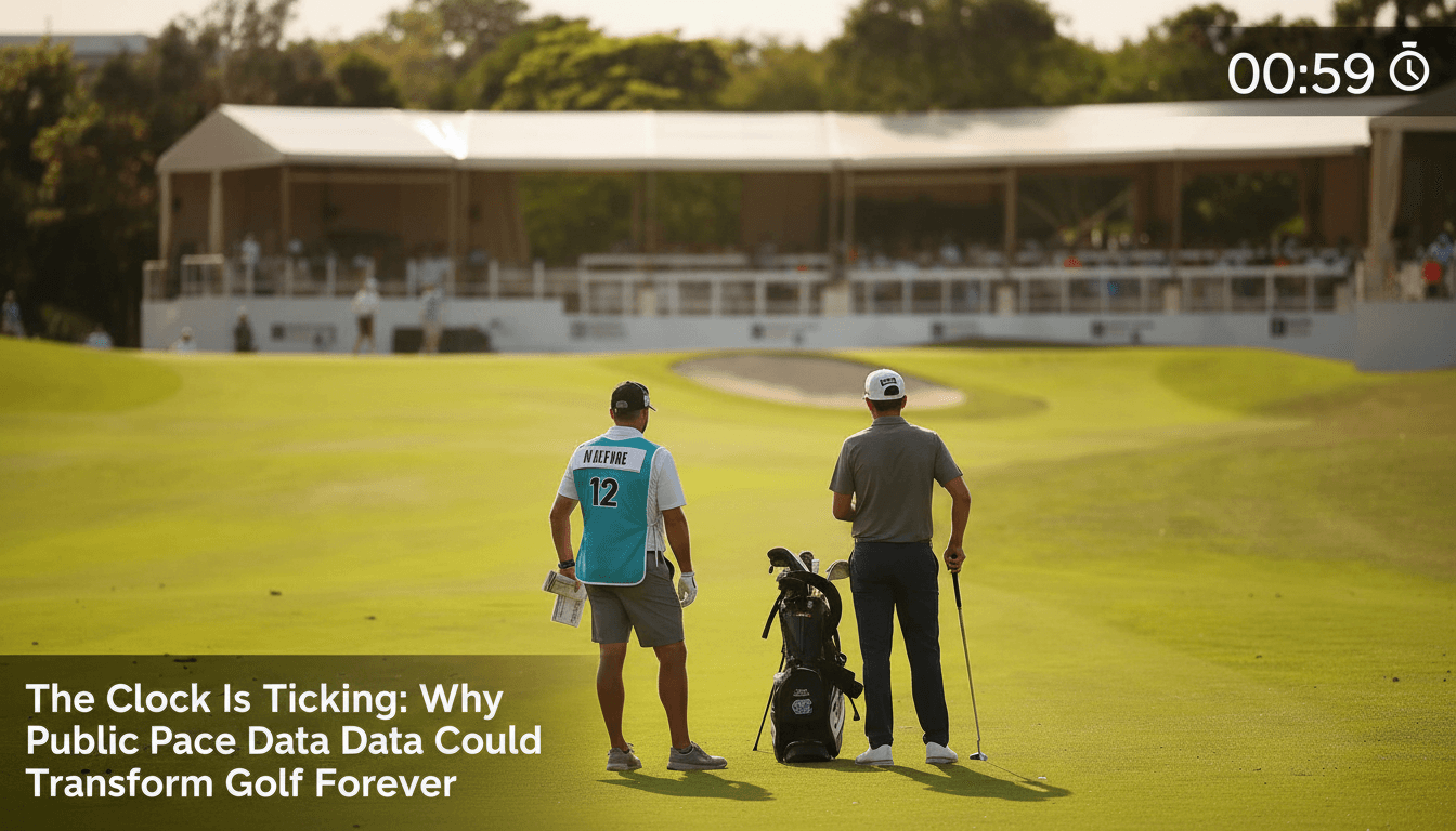 The Clock Is Ticking: Why Public Pace Data Could Transform Golf Forever
