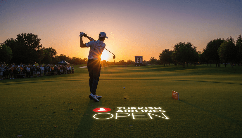 De Leo Takes Command at Turkish Airlines Open After Arriving Without Practice