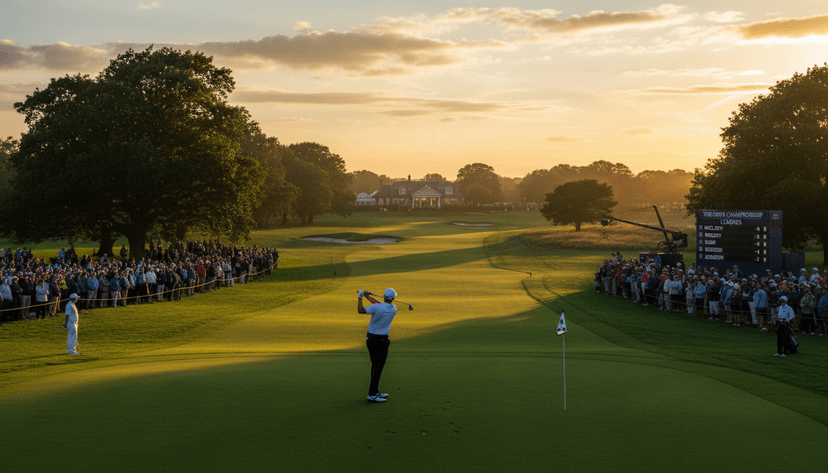 Scheffler Shares Seven-Way Lead as McIlroy Struggles at US PGA