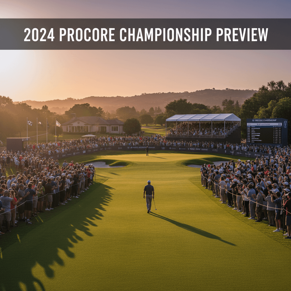 2024 Procore Championship Preview