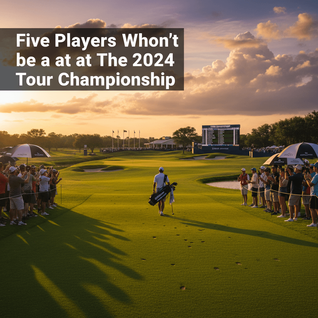 Five Players Who Won’t be at The 2024 Tour Championship