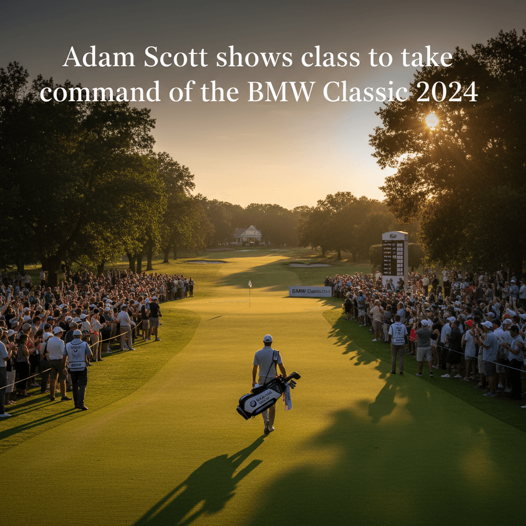 Adam Scott shows class to take command of the BMW Classic 2024