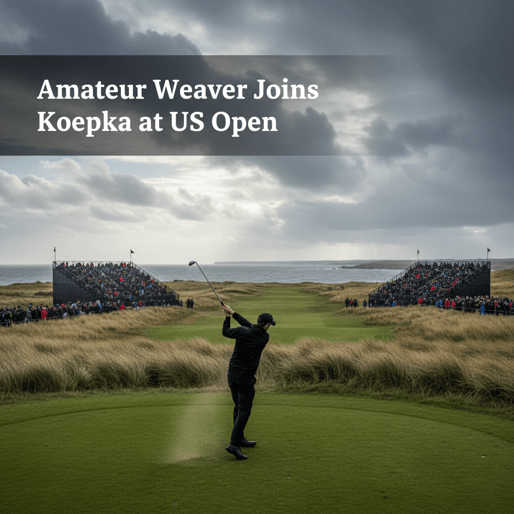 Amateur Weaver Joins Koepka at US Open