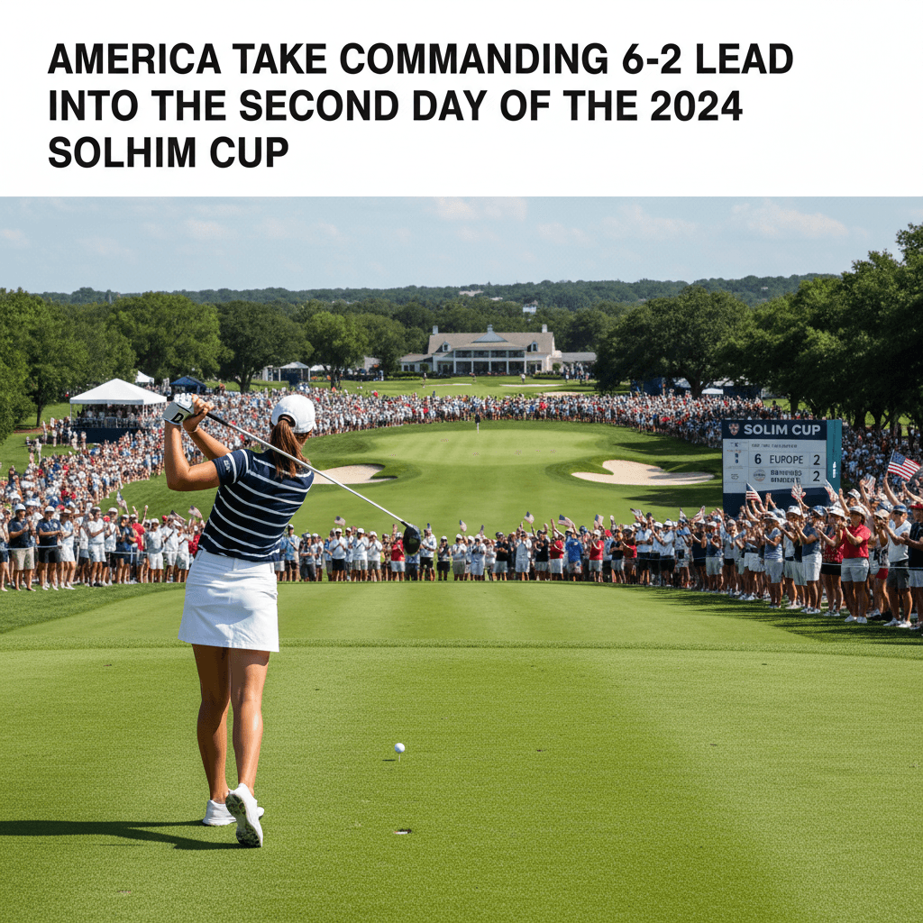 America take commanding 6-2 lead into the second day of the 2024 Solheim Cup