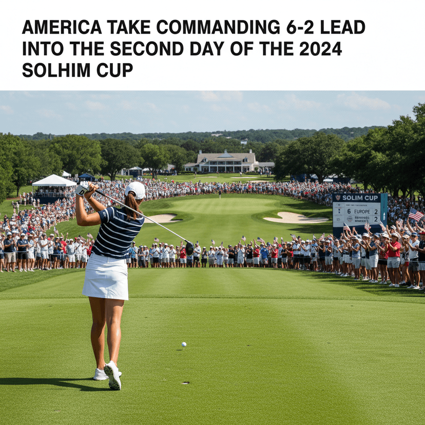 America take commanding 6-2 lead into the second day of the 2024 Solheim Cup