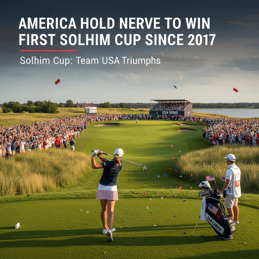 America hold nerve to win first Solheim Cup since 2017
