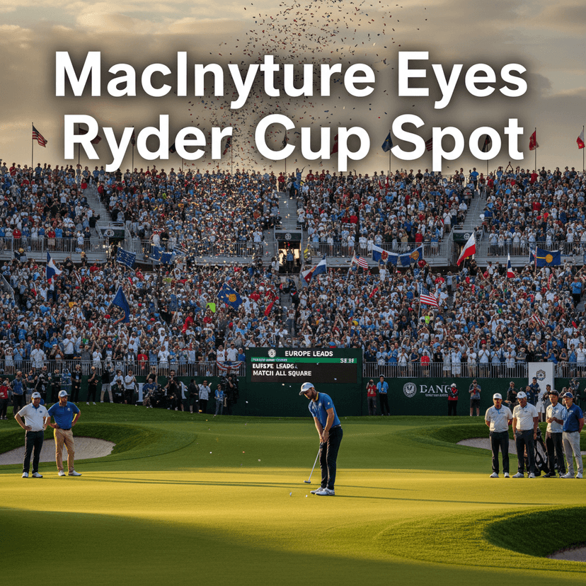 MacIntyre Eyes Ryder Cup Spot