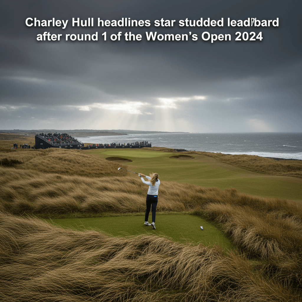 Charley Hull headlines star studded leaderboard after round 1 of the Women’s Open 2024