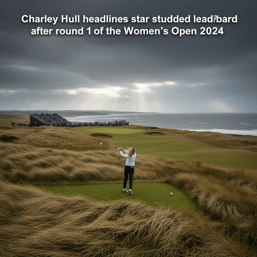 Charley Hull headlines star studded leaderboard after round 1 of the Women’s Open 2024