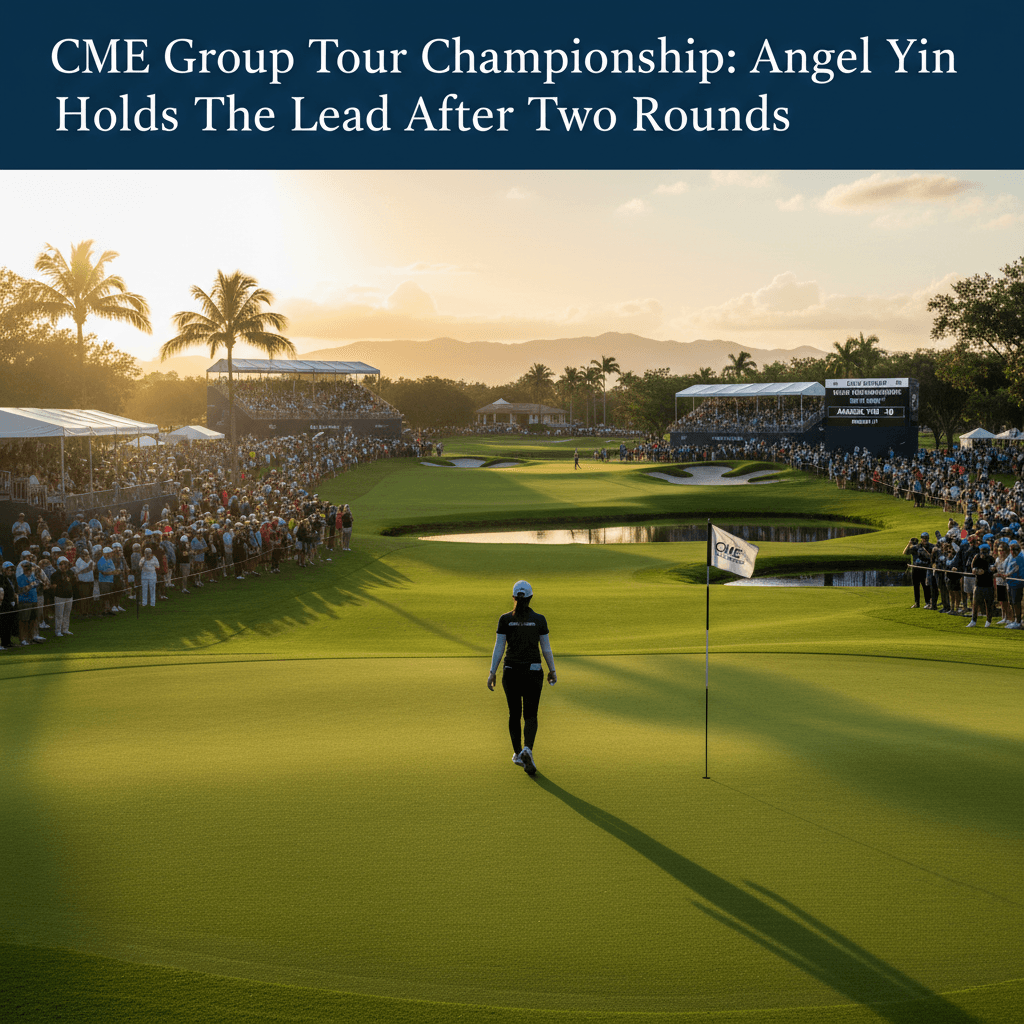 CME Group Tour Championship: Angel Yin Holds The Lead After Two Rounds