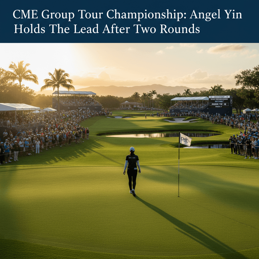 CME Group Tour Championship: Angel Yin Holds The Lead After Two Rounds