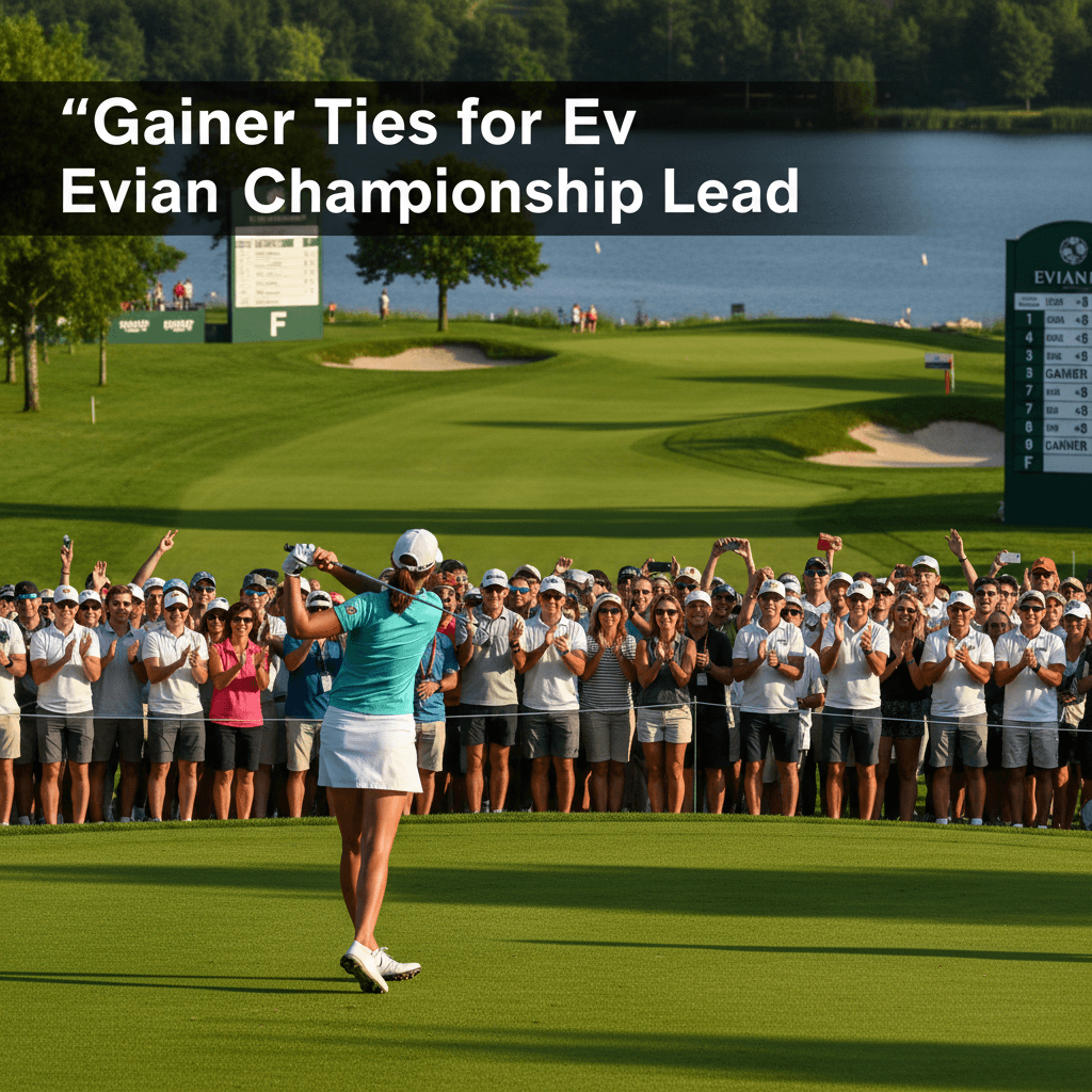 Gainer Ties for Evian Championship Lead