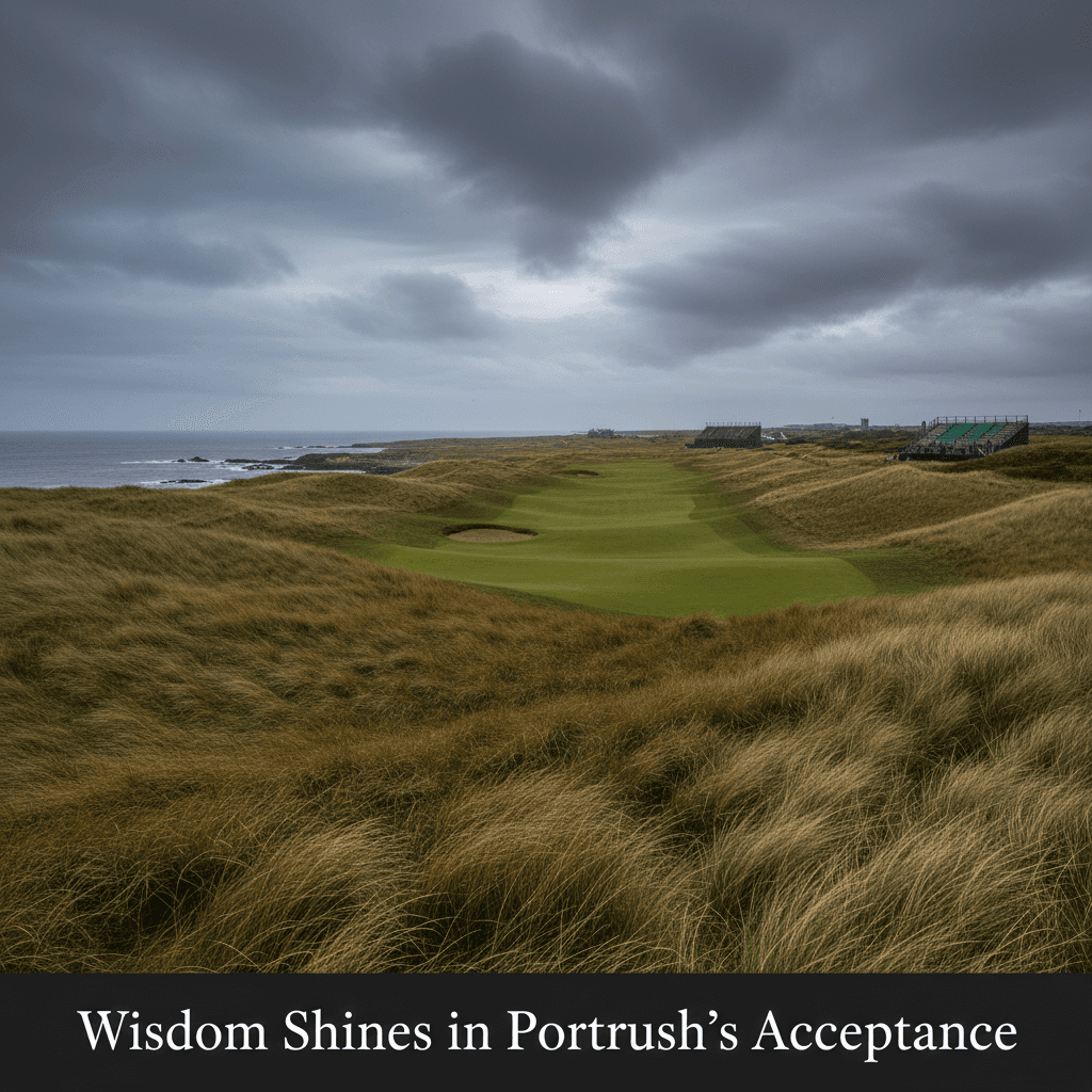 Wisdom Shines in Portrush's Acceptance