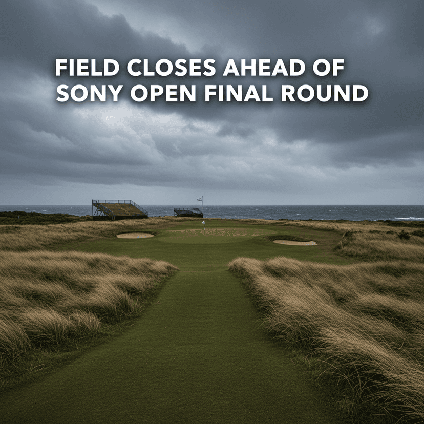 Field Closes Ahead of Sony Open Final Round
