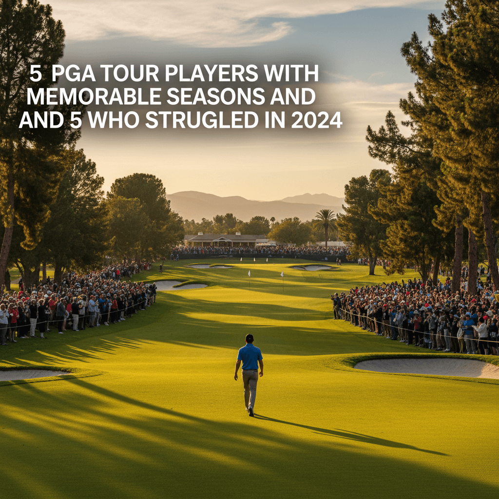 5 PGA Tour Players with Memorable Seasons and 5 Who Struggled in 2024