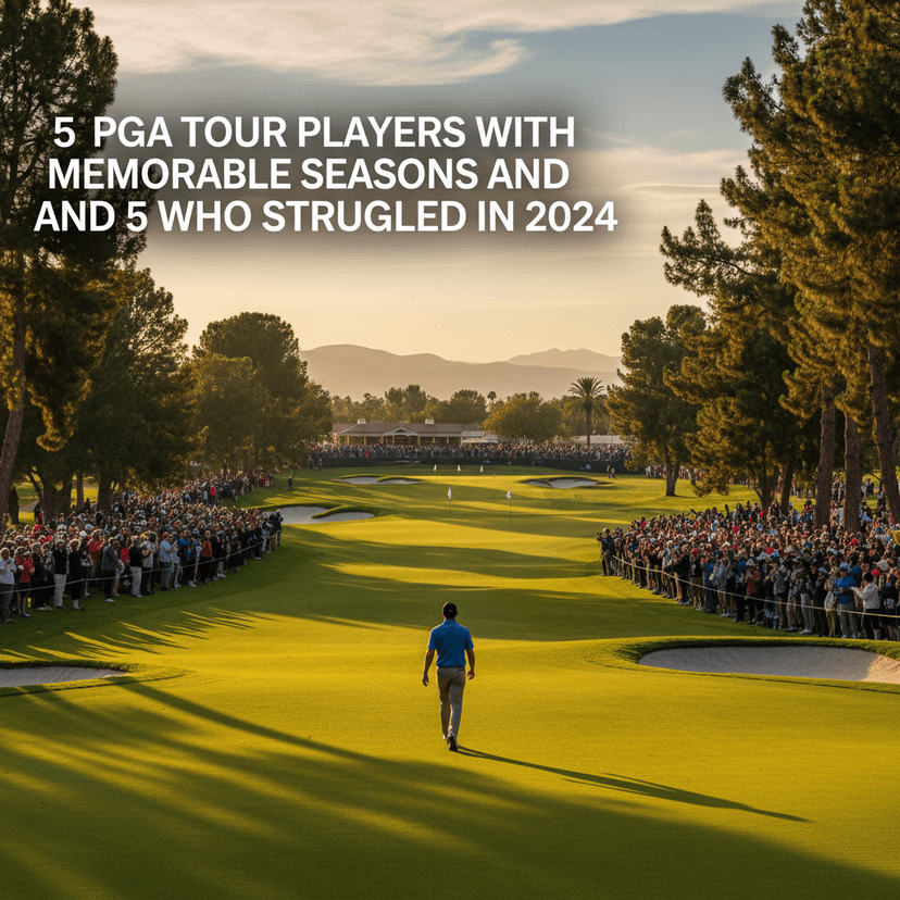 5 PGA Tour Players with Memorable Seasons and 5 Who Struggled in 2024