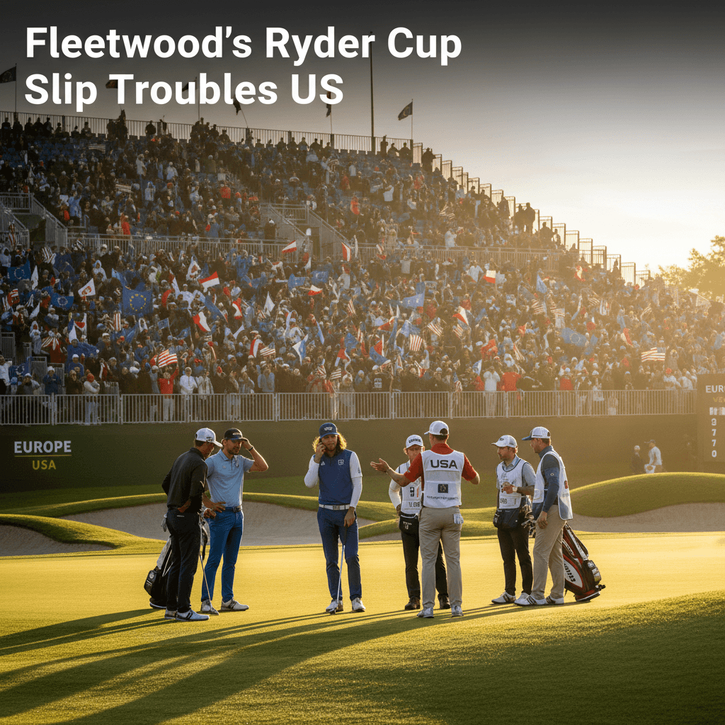 Fleetwood's Ryder Cup Slip Troubles US