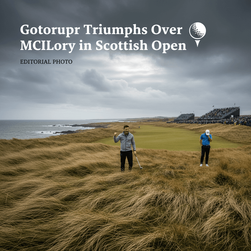 Gotterup Triumphs Over McIlroy in Scottish Open