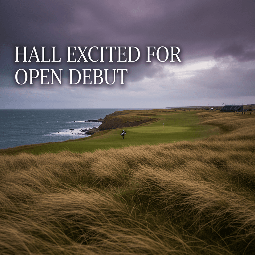 Hall Excited for Open Debut