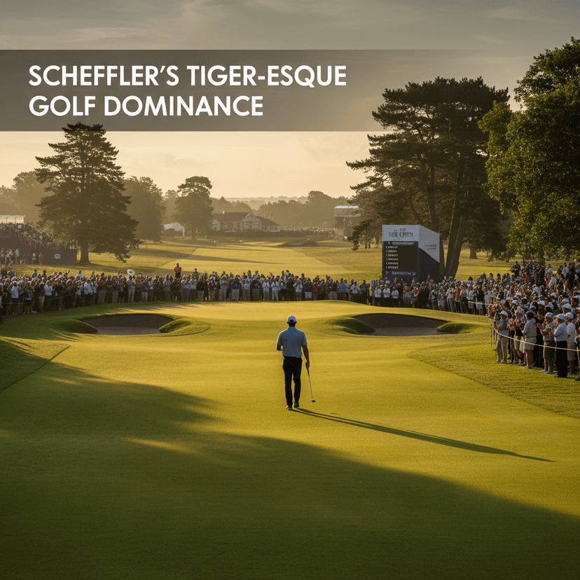 Scheffler's Tiger-esque Golf Dominance
