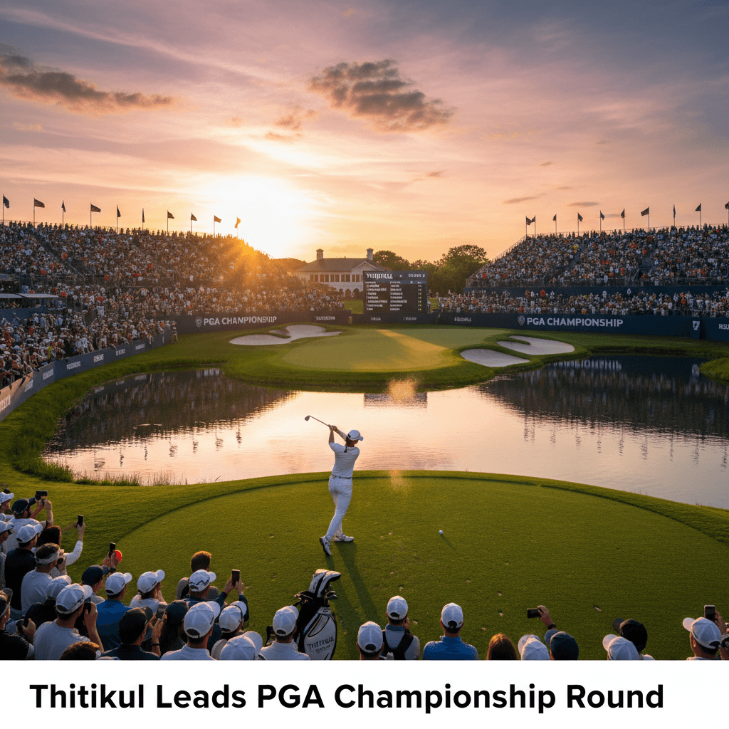 Thitikul leads PGA Championship round