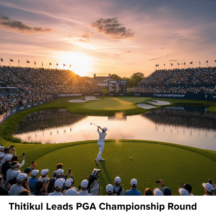 Thitikul leads PGA Championship round