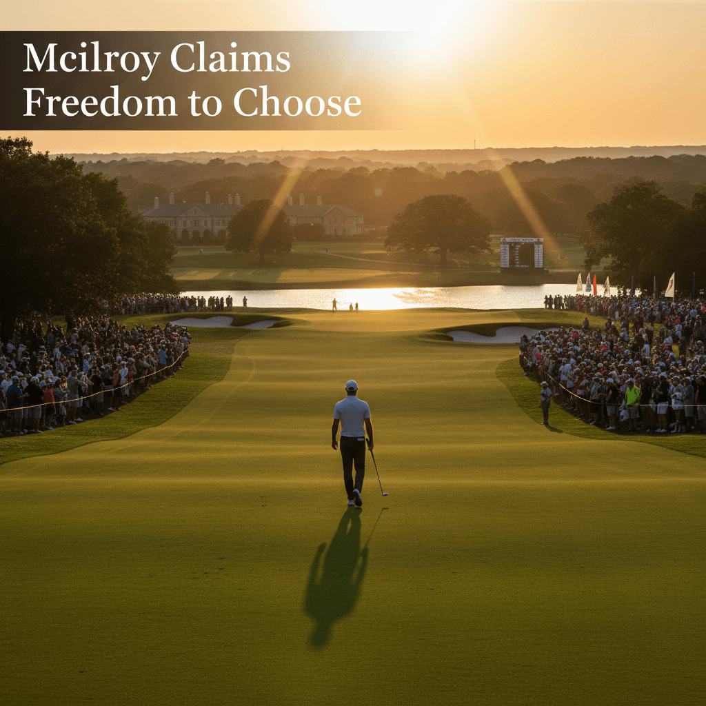McIlroy Claims Freedom to Choose