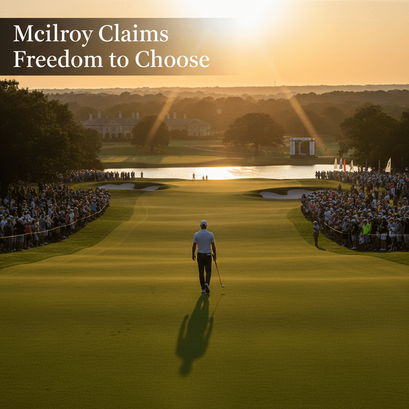McIlroy Claims Freedom to Choose