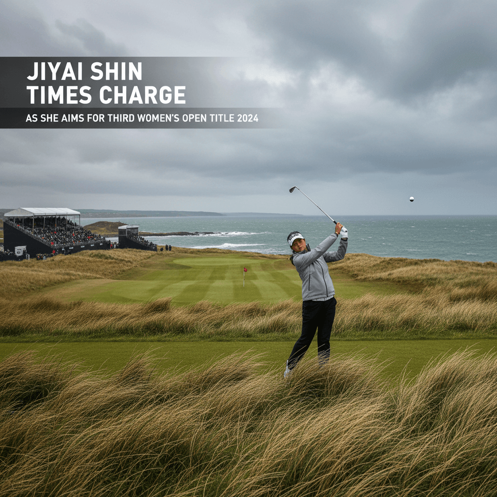 Jiyai Shin Times Charge as She Aims For a Third Women’s Open Title 2024