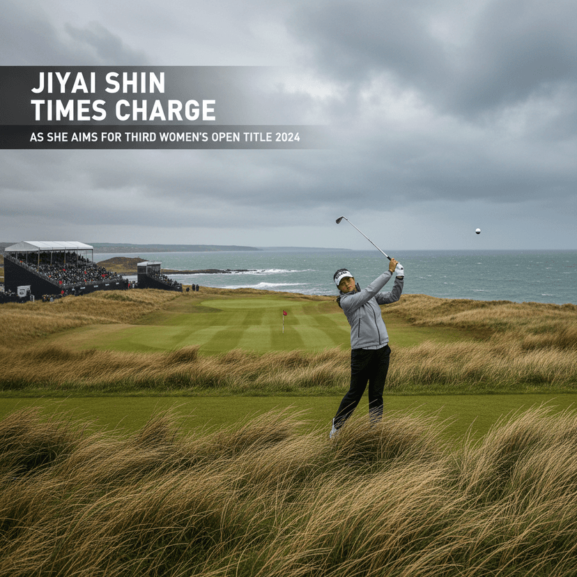 Jiyai Shin Times Charge as She Aims For a Third Women’s Open Title 2024