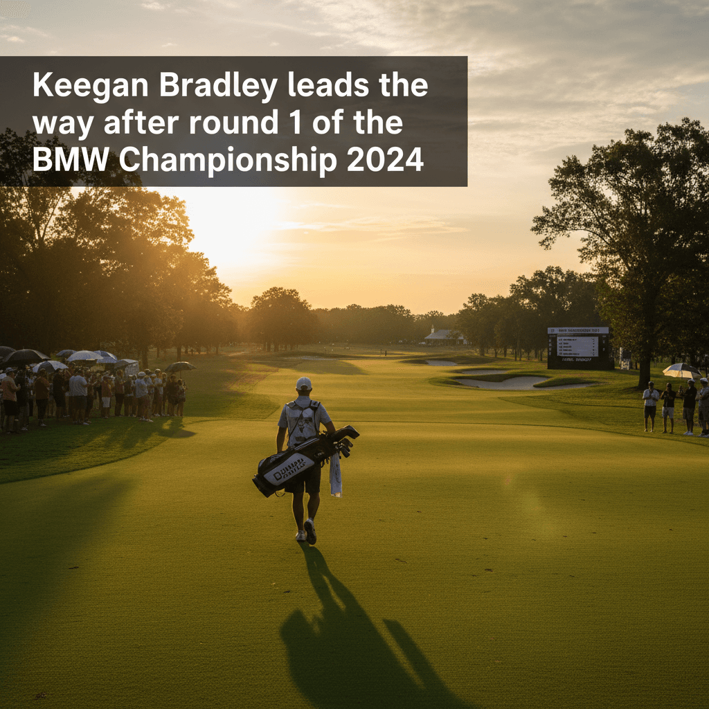 Keegan Bradley leads the way after round 1 of the BMW Championship 2024