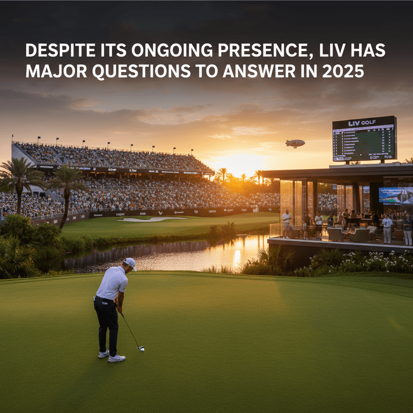 Despite its ongoing presence, LIV has major questions to answer in 2025