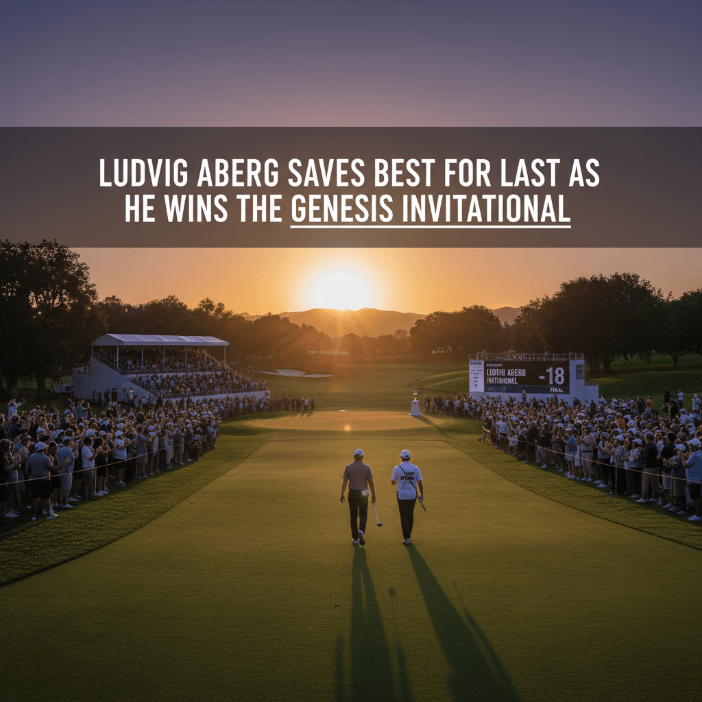 Ludvig Aberg Saves Best For Last As He Wins The Genesis Invitational