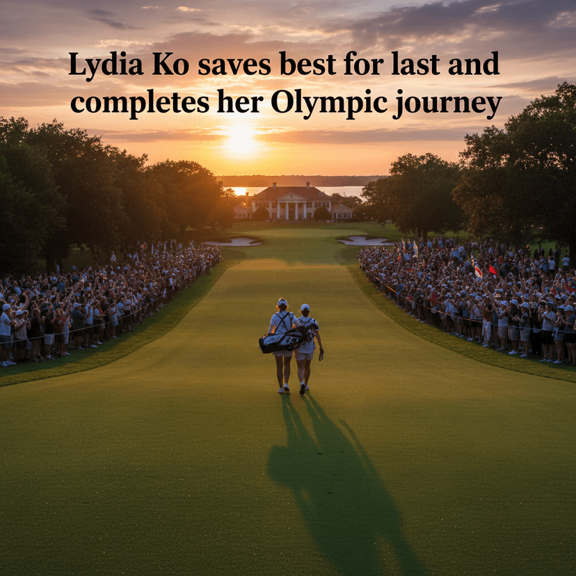 Lydia Ko saves best for last and completes her Olympic journey
