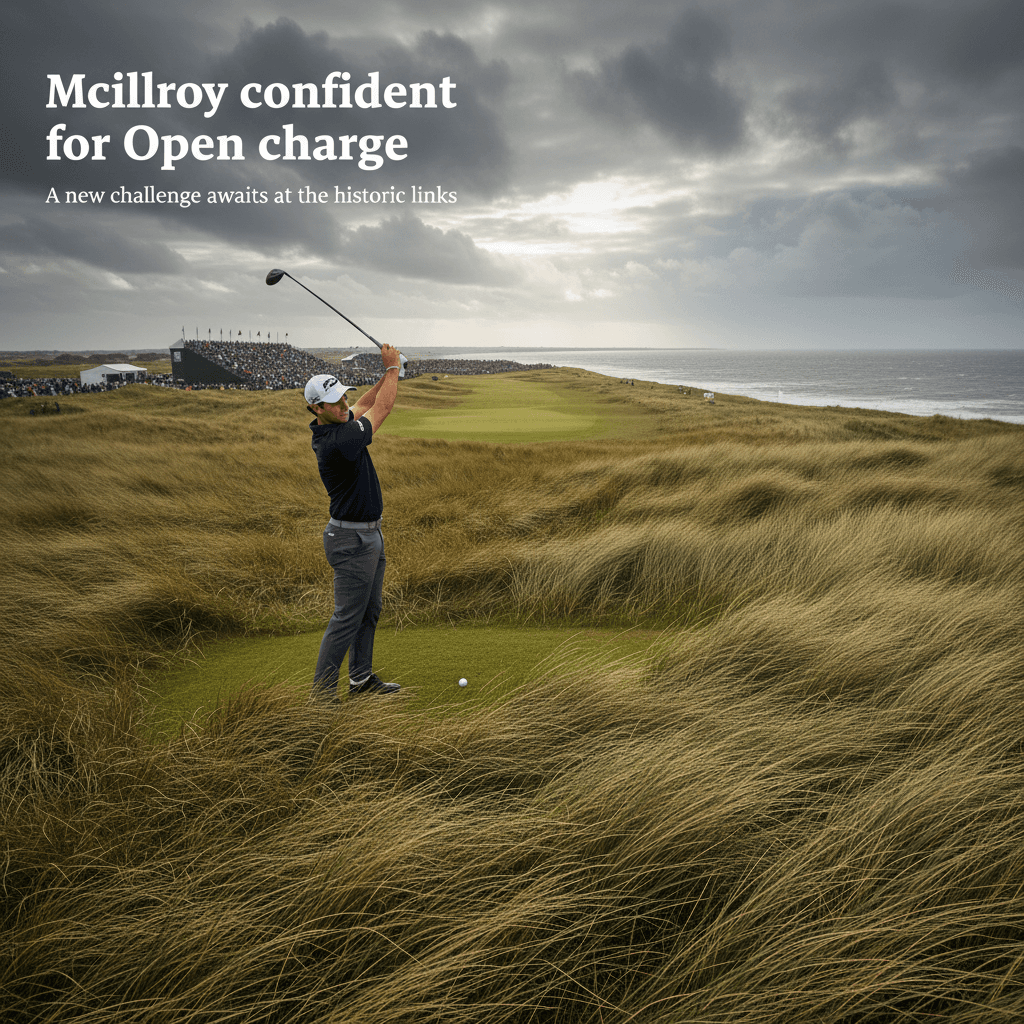 McIlroy confident for Open charge