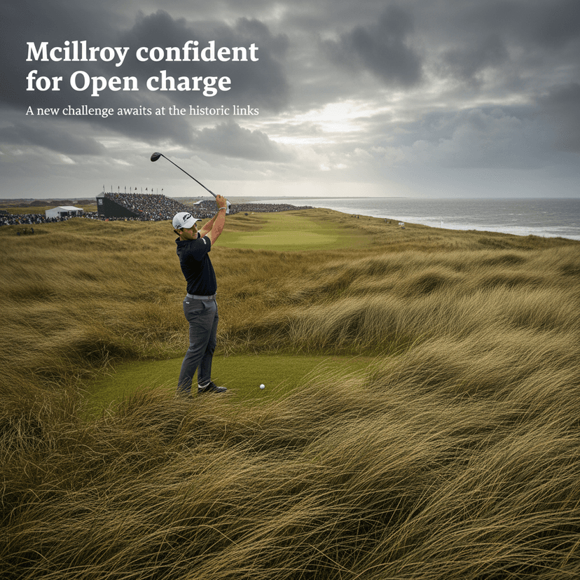 McIlroy confident for Open charge