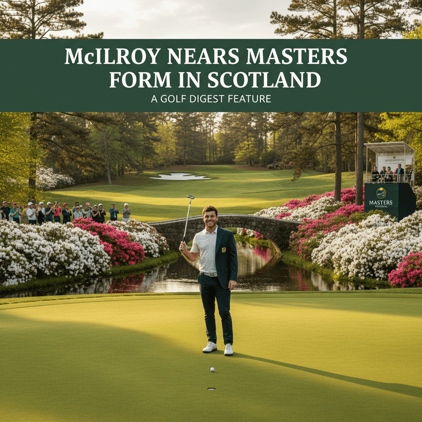 McIlroy Nears Masters Form in Scotland