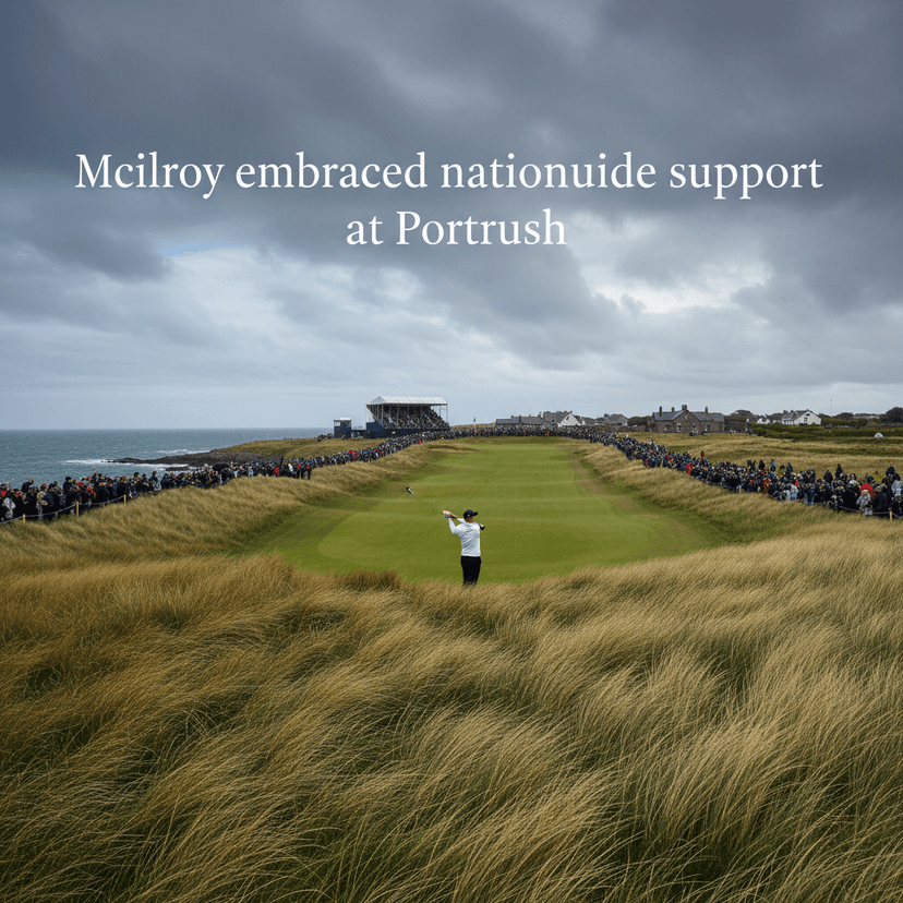 McIlroy embraced nationwide support at Portrush