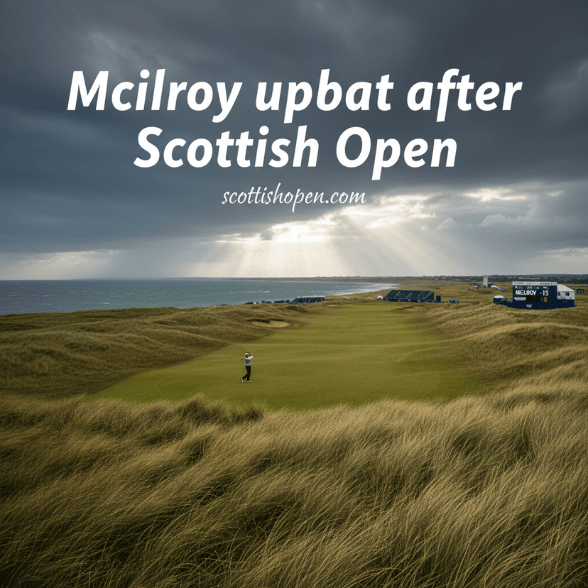 McIlroy upbeat after Scottish Open