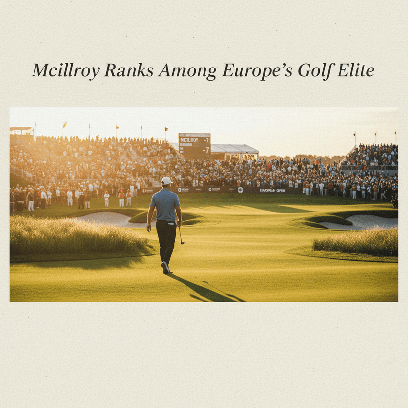 McIlroy Ranks Among Europe's Golf Elite