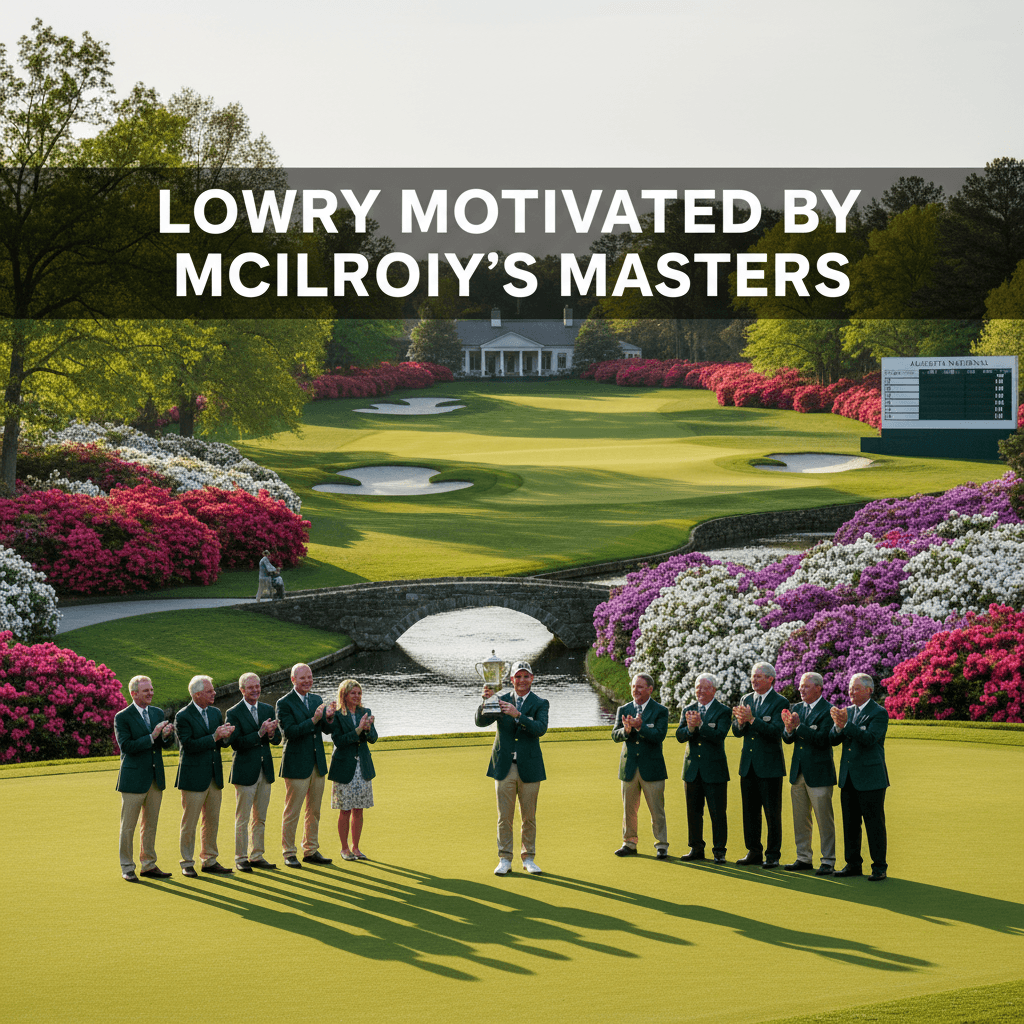 Lowry motivated by McIlroy's Masters